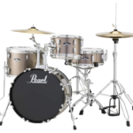 Pearl RS584CC707 Roadshow 4-Piece Drum Set, Bronze Metallic